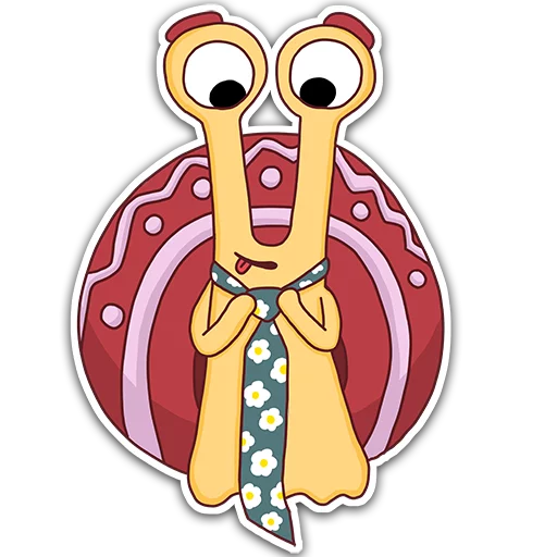 💁 Стикер «Oscar the snail» для Telegram