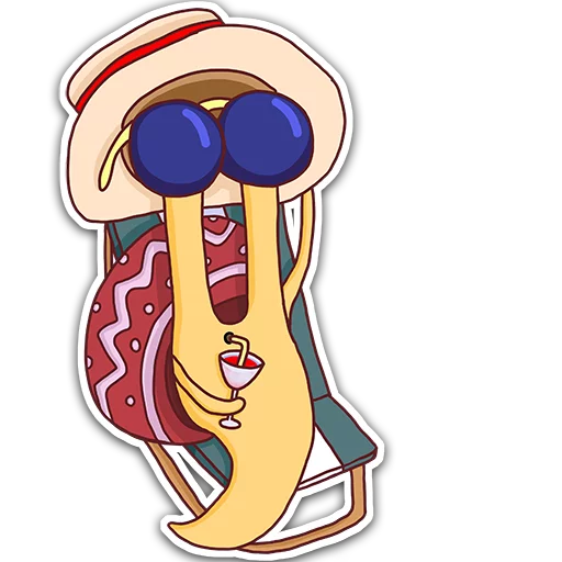😎 Стикер «Oscar the snail» для Telegram