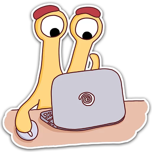 💻 Стикер «Oscar the snail» для Telegram