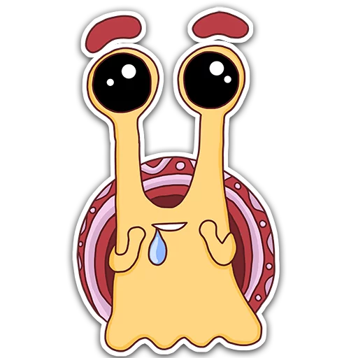 😍 Стикер «Oscar the snail» для Telegram