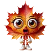 🤩 Эмодзи «Осенний шрифт» для Telegram