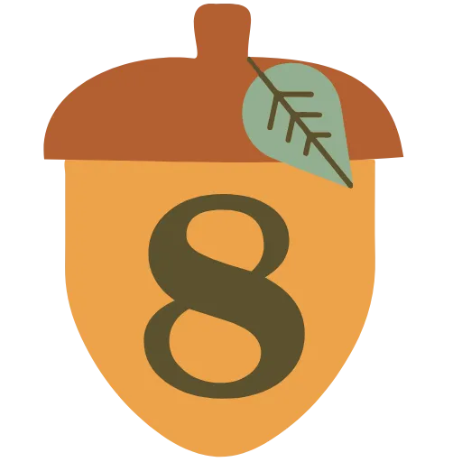 Стикер 50 Осенний