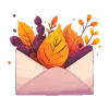 ✉️ Эмодзи «осень 3» для Telegram