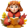 Стикер 44 🌳🍂🧡📖📖📖
