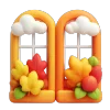 Стикер 20 🌳🍂🧡📖📖📖
