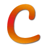 🍁 Эмодзи «Красно-оранжевые буквы» для Telegram