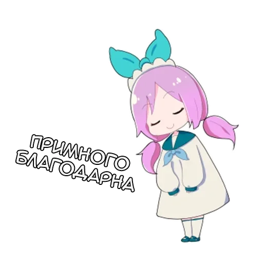 😊 Стикер «Ошино-чан» для Telegram