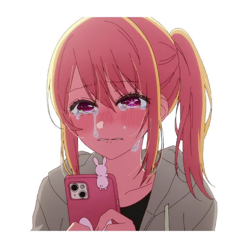 😭 Стикер «Звёздное Дитя Руби» для Telegram