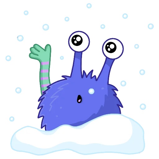 ❄️ Стикер «Онлайн-Школа№1» для Telegram