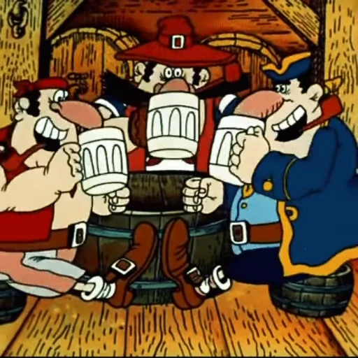 🍻 Стикер «Остров сокровищ» для Telegram