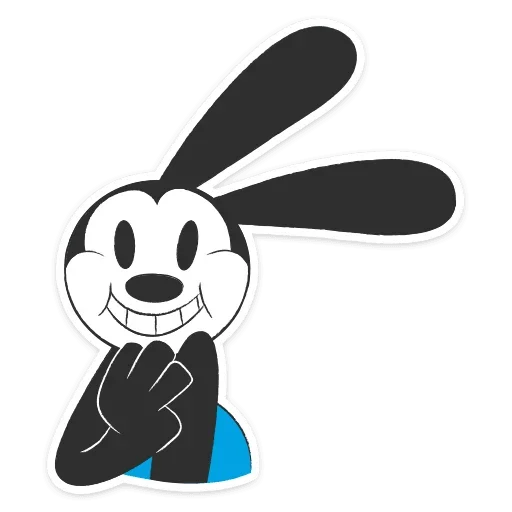 ☺️ Стикер «Кролик Освальд» для Telegram