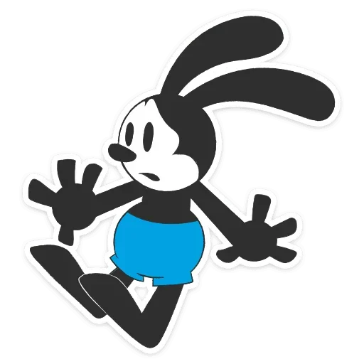 🙈 Стикер «Кролик Освальд» для Telegram