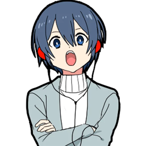 🎶 Стикер «Отаку тян Otaku chan» для Telegram