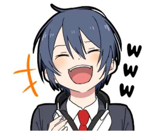 😆 Стикер «Otaku boy» для Telegram