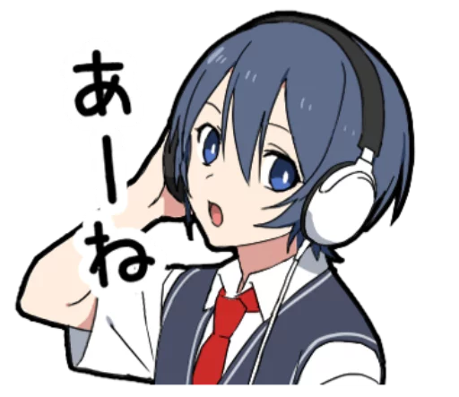 😮 Стикер «Otaku boy» для Telegram