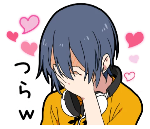 😳 Стикер «Otaku boy» для Telegram