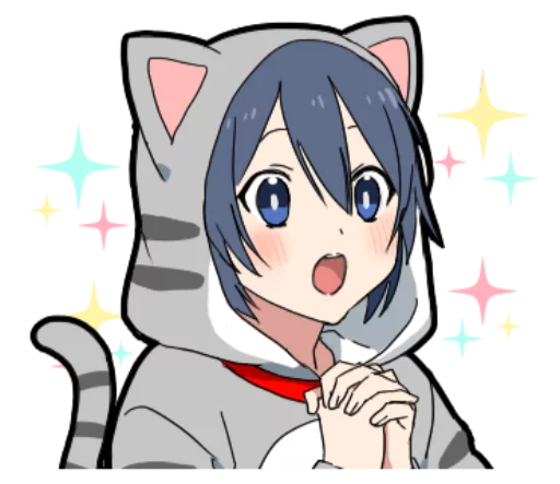 😍 Стикер «Otaku boy» для Telegram