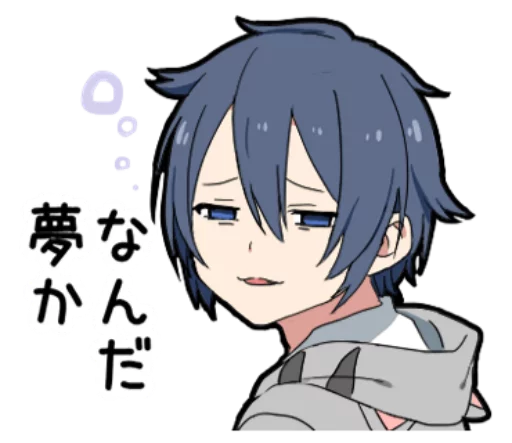 😴 Стикер «Otaku boy» для Telegram
