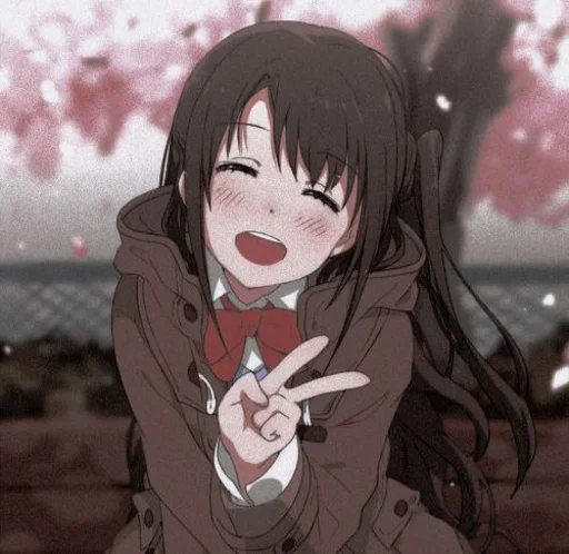 ✌️ Стикер «Anime otashii 2» для Telegram