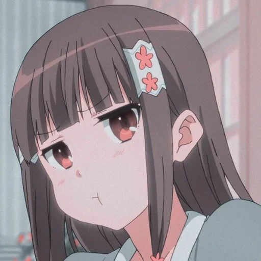 ☹️ Стикер «Anime otashii 2» для Telegram
