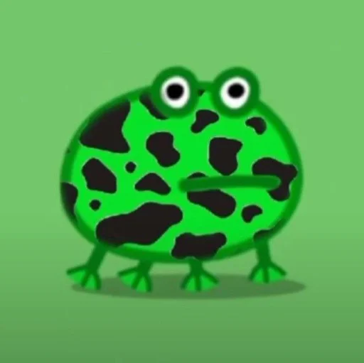 🦠 Стикер «смішні лягушькі» для Telegram