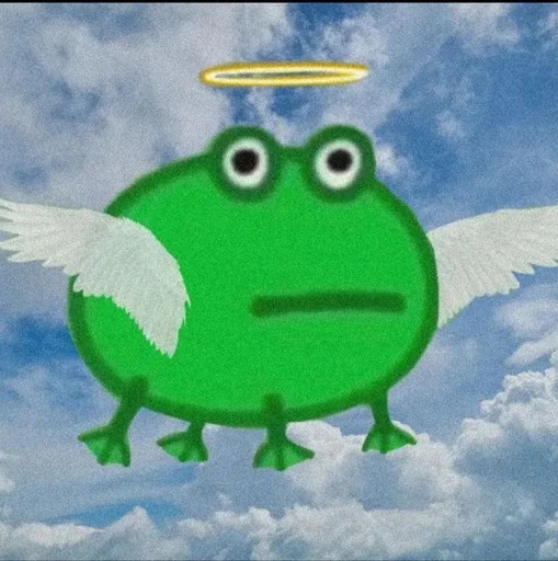 😇 Стикер «смішні лягушькі» для Telegram
