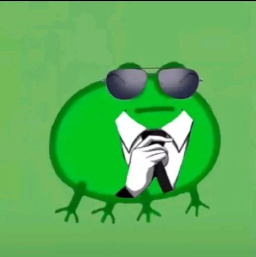 😎 Стикер «смішні лягушькі» для Telegram