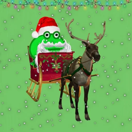 🎅 Стикер «смішні лягушькі» для Telegram