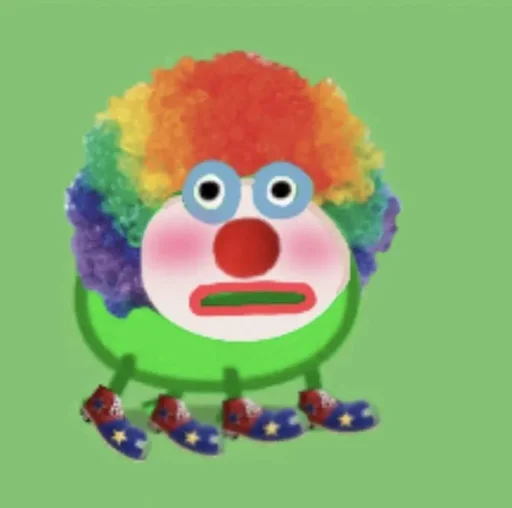 🤡 Стикер «смішні лягушькі» для Telegram