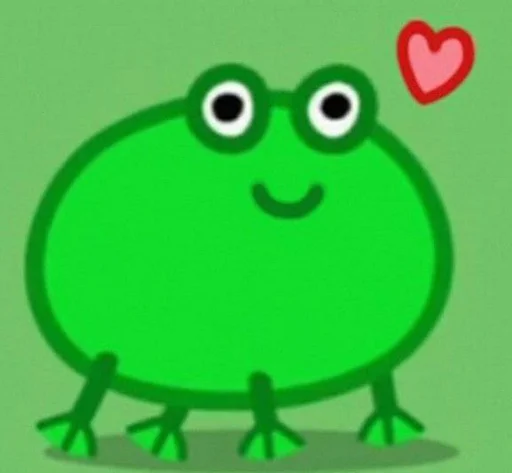 😘 Стикер «смішні лягушькі» для Telegram