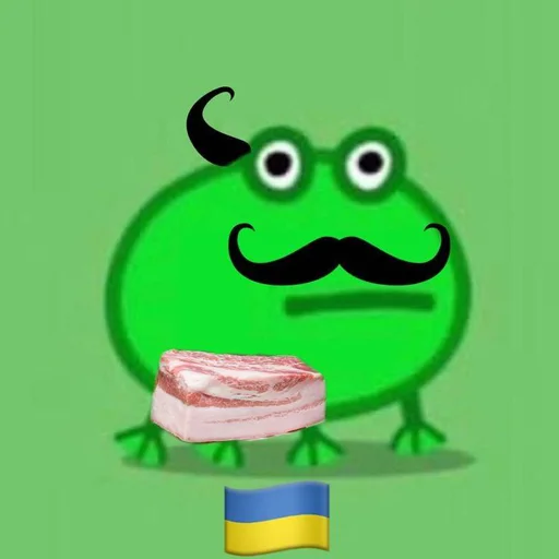 🇺🇦 Стикер «смішні лягушькі» для Telegram