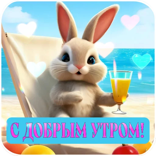 🐱 Стикер «Открытки» для Telegram