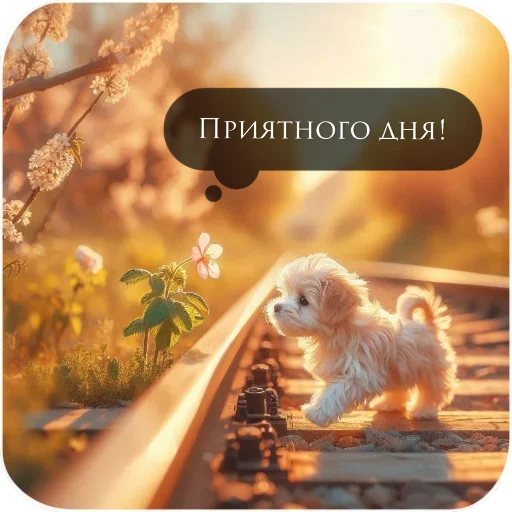 🐶 Стикер «Открытки» для Telegram