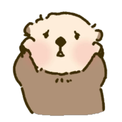 😱 Стикер «Otter» для Telegram