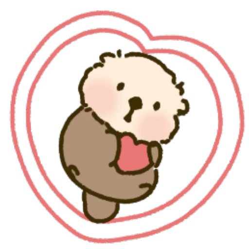 ❤️ Стикер «Otter» для Telegram