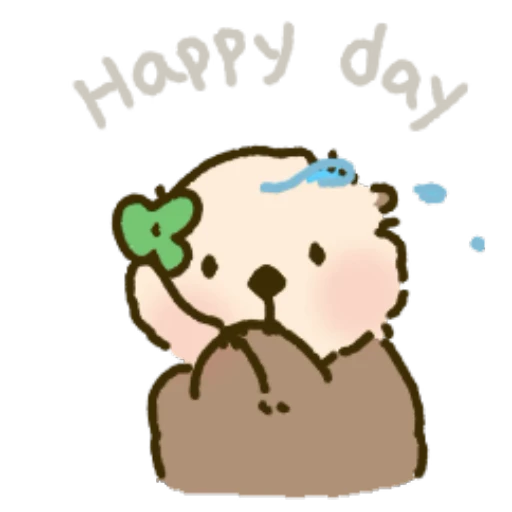 🍀 Стикер «Otter» для Telegram