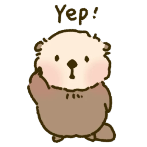 ⭕️ Стикер «Otter» для Telegram