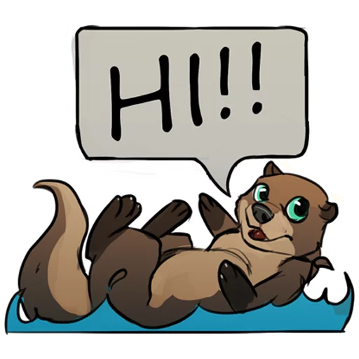 👋 Стикер «Otterpack» для Telegram