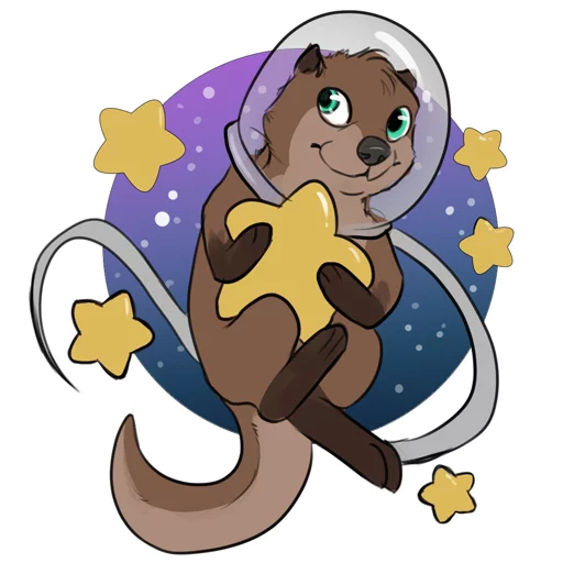 🚀 Стикер «Otterpack» для Telegram