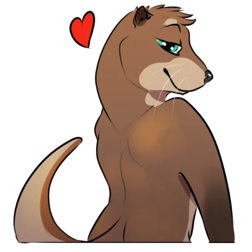 ❤ Стикер «Otterpack» для Telegram