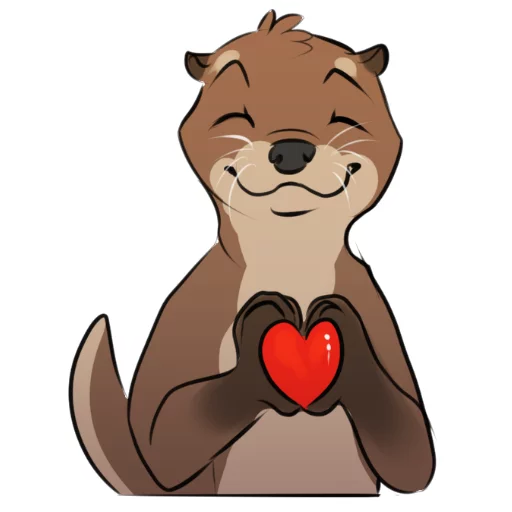 💛 Стикер «Otterpack» для Telegram