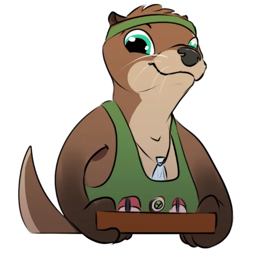 🍣 Стикер «Otterpack» для Telegram