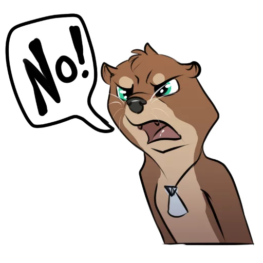 🚫 Стикер «Otterpack» для Telegram