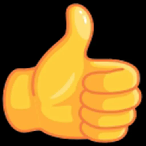 👍 Стикер «Ответы/Нет негативу» для Telegram