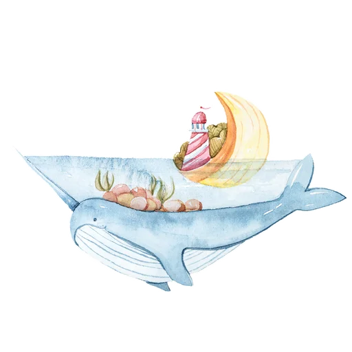 🐳 Стикер «Our Wonderfull Ocean» для Telegram