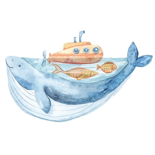 🐋 Стикер «Our Wonderfull Ocean» для Telegram