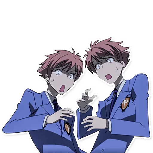 😱 Стикер «Ouran High School Host Club» для Telegram