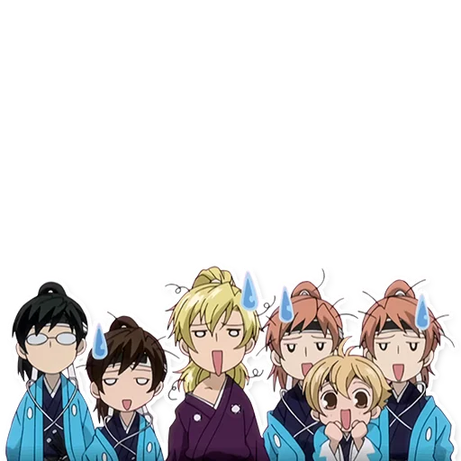 😩 Стикер «Ouran High School Host Club» для Telegram