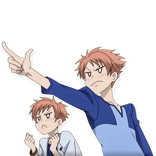 ☝️ Стикер «Ouran High School Host Club» для Telegram