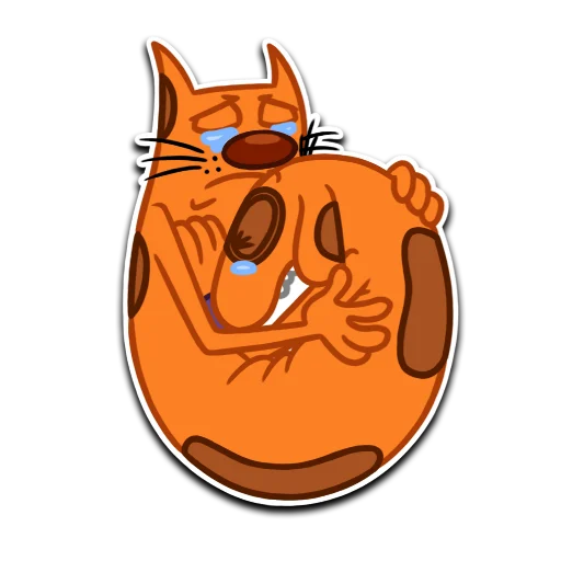 😢 Стикер «КотоПёс» для Telegram